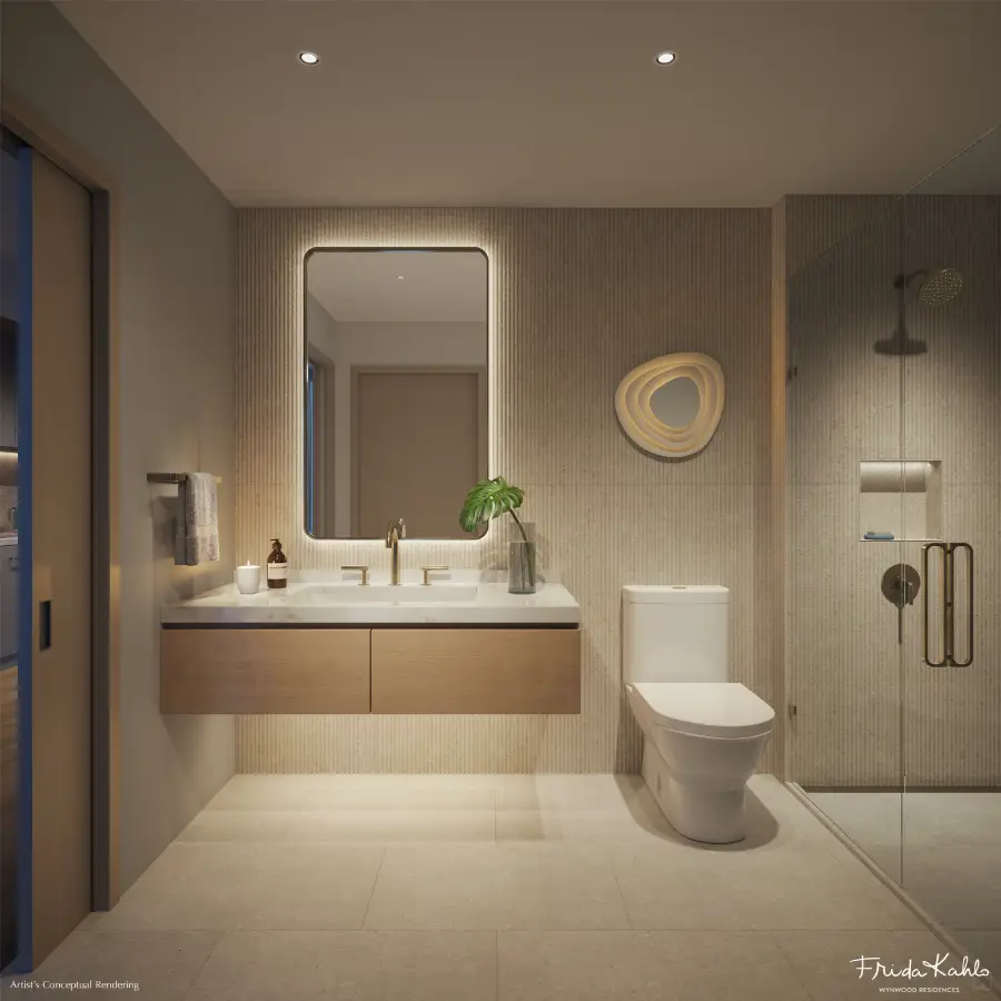 Frida Kahlo Residences, Miami Bathroom